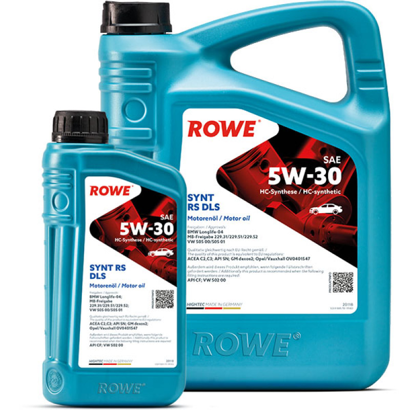 Масло моторное hightec. Rowe Hightec Synt RS DLS SAE 5w-30. Rowe 5w30 DLS. Масло Rowe Hightec RS DLS 5w30. Rowe 5w30 RS DLS.